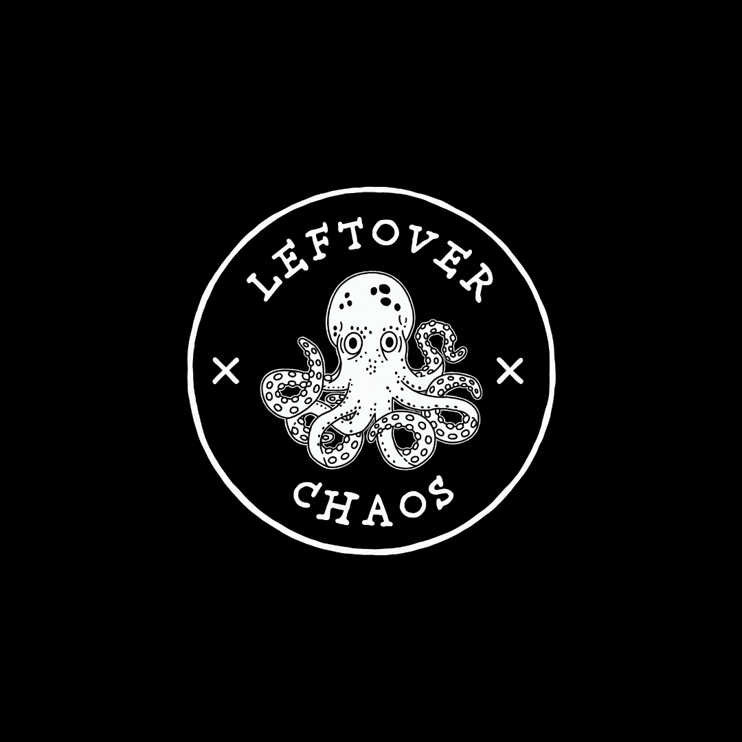 Leftover Chaos logo and clothing design
